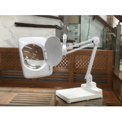 Kính lúp để bàn, thấu kính thủy tinh vuông 8066C-10X-V