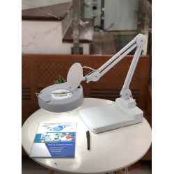 Kính lúp để bàn (thấu kính trắng, tròn) 8066C-10X