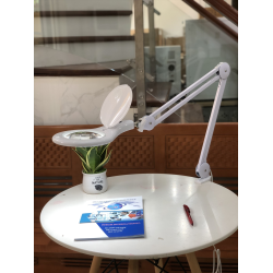 Kính lúp kẹp bàn (thấu kính trắng, loại xịn) 8066A-10X-D2