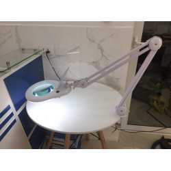 Kính lúp kẹp bàn (thấu kính xanh, loại xịn) 8066A-5X-D2X